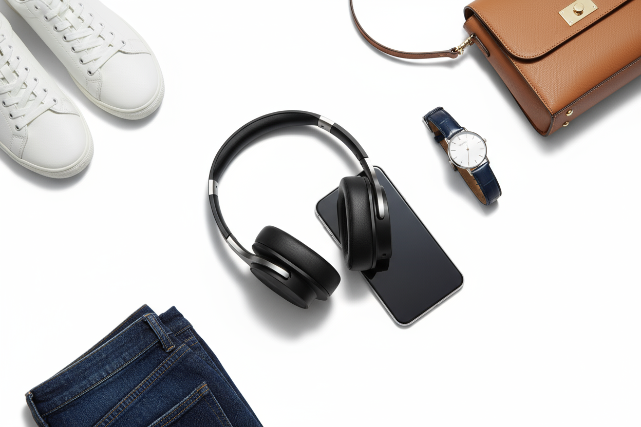 Make online products photo like shoes, electronic.,clothes,etc 